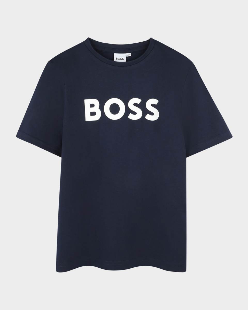 Boy's Logo Short-Sleeve T-Shirt, Size 6-14
